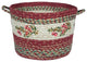 Ubpcranberry Printed Utility Basket, 13"x9"