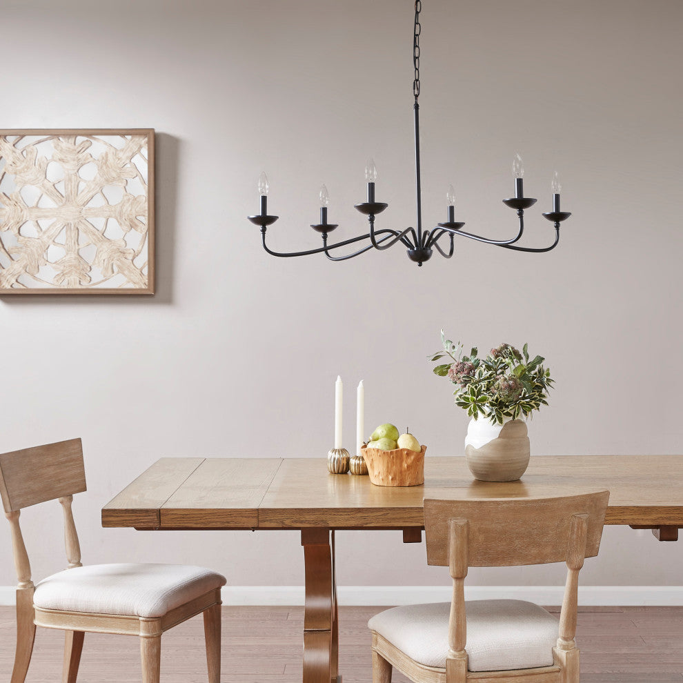Ink+Ivy Brighton 6-Light Farmhouse Chandelier