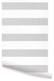 Horizontal Stripe Peel and Stick Vinyl Wallpaper, Gray, 24"w X 60"h