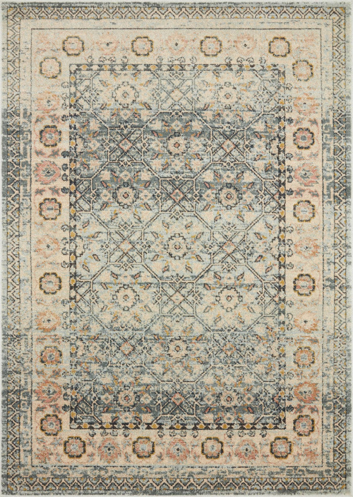 Loloi II Jocelyn Blue/Multi, 9'-6" X 12'-6"