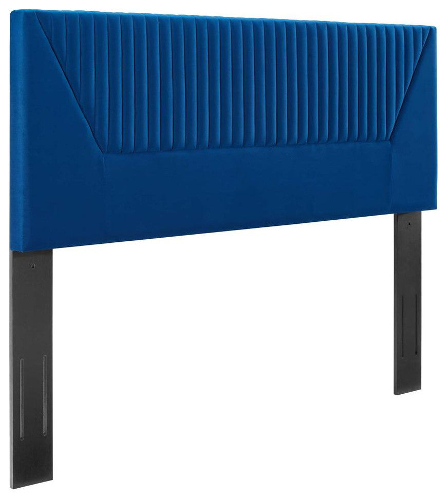 Patience Channel Tufted Performance Velvet Twin Headboard