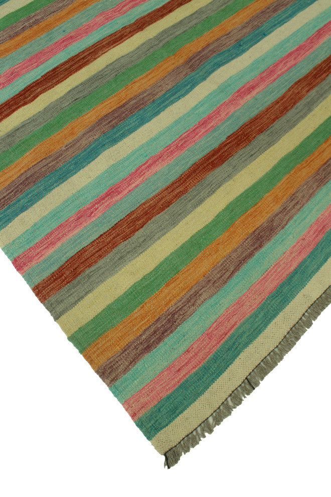 Winchester Kilim Cyrill Gray/Pink Rug, 4'10x6'4