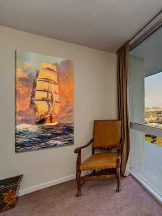 "Smooth Sailing" Painting Print on Wrapped Canvas