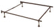 Karley Headboard, Headboard Frame Included, Silver Faux Leather, Full