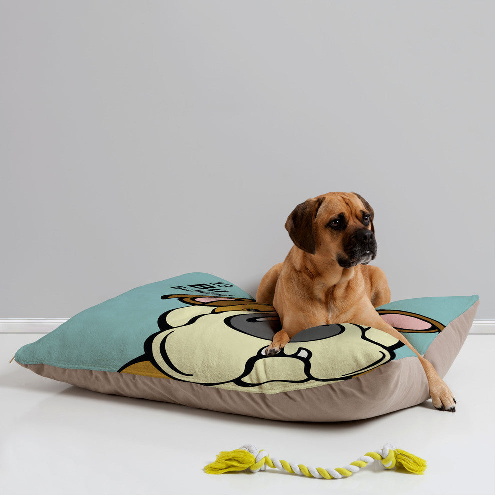 Angry Squirrel Studio Bulldog 13 Dog Bed