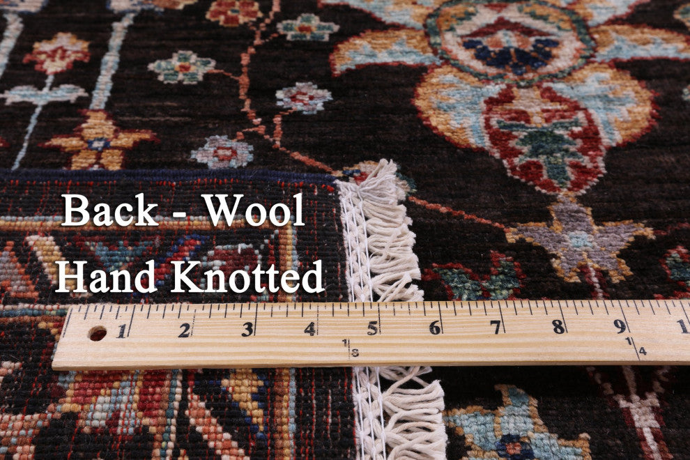 6' 4" X 8' 9" Persian Tabriz Hand Knotted Wool Rug Q10099
