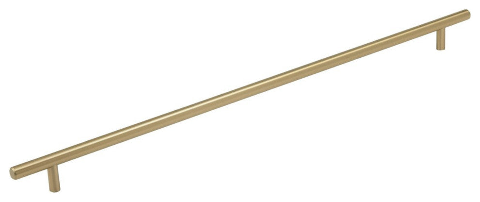 Bar Pull Gold Champagne / Brushed Bronze Solid Stainless Steel, 18" X 22"