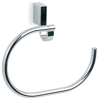 Secret Bath, Polished Chrome Towel Ring, Bilbao Collection