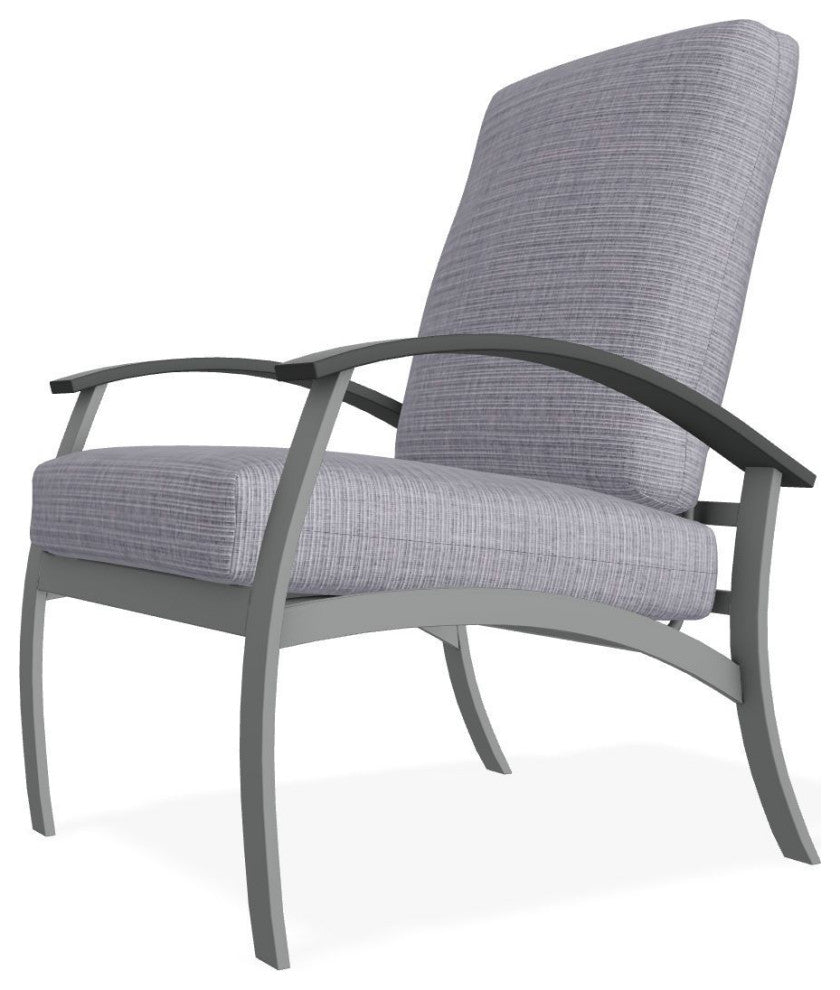 Belle Isle Cushion Deep Seating Outdoor Armchair, Proven Ash/Graphite