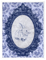 Toile Bunny Fine Art Print, White, 20"x15"