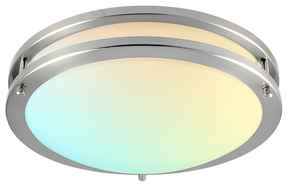 12" LED Flush Mount Ceiling Light 5 Color Option Dimmable 14W 1120 Lumens