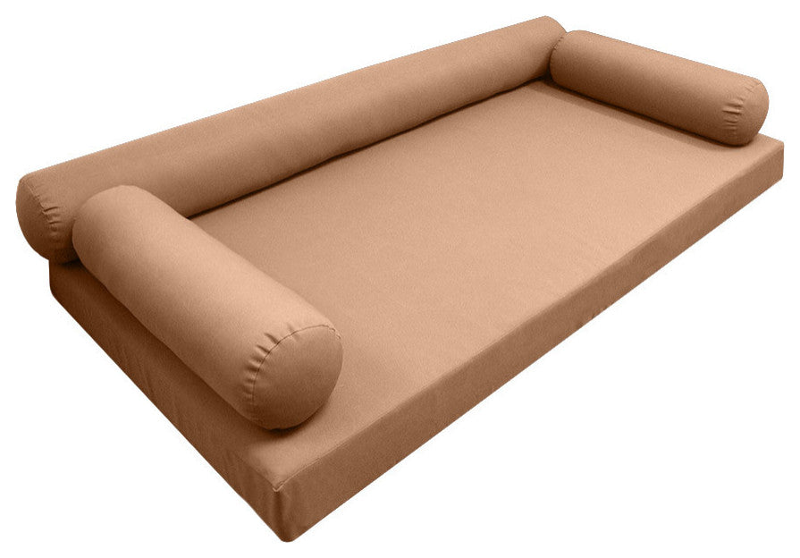 Style6 Twin Size Knife Edge Mattress Bolster Pillow Outdoor SlipCover ONLY AD104