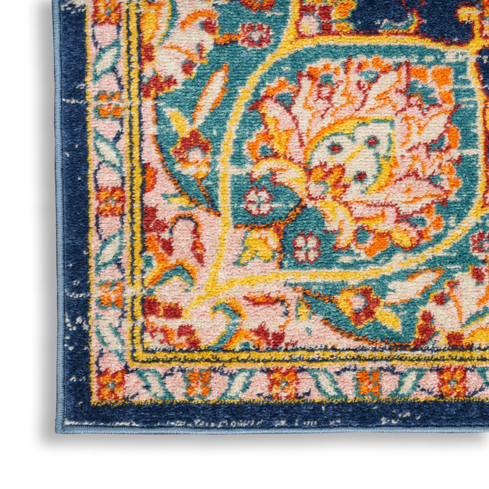 Nourison Passion 8' x 10' Navy Multicolor Transitional Indoor Area Rug