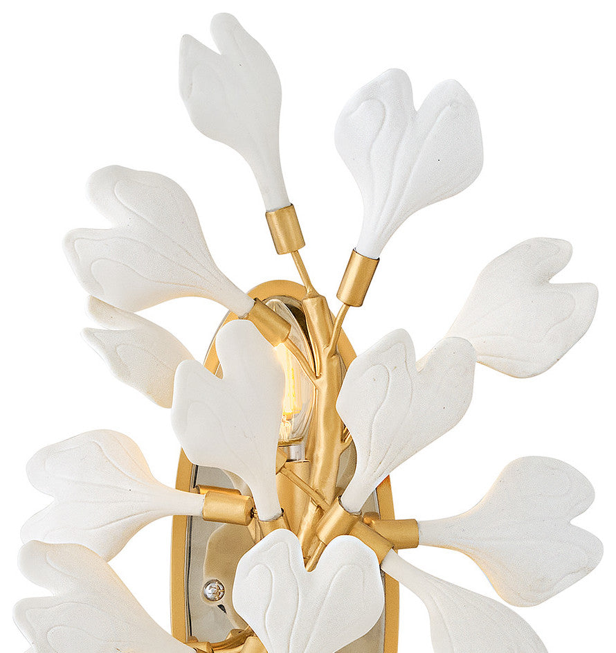 Fredrick Ramond Audra Medium Two Light Sconce, Deluxe Gold
