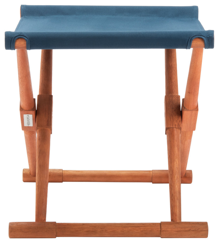 Safavieh Breanne Stool, Natural/Navy