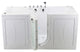2-Seat Dual+Foot MassageHeated Seats Walk-In Bathtub, 2" Dual Drain