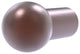 1" Cabinet Knob, Antique Copper