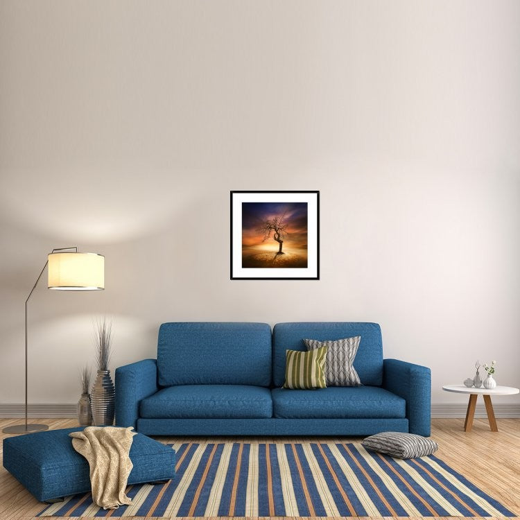 "Lonely" Framed Digital Print by Piotr (Bax) Krol, 30x30"