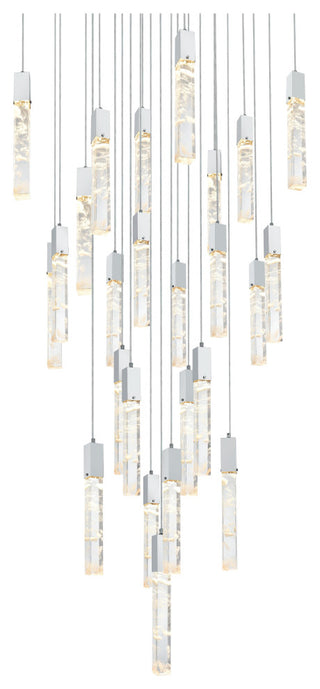 Home Living 36" Chandelier, Chrome