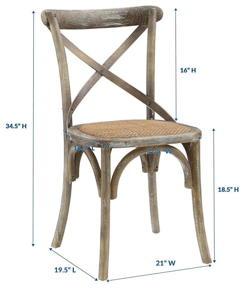 Gear Dining Side Chair EEI-1541-GRY