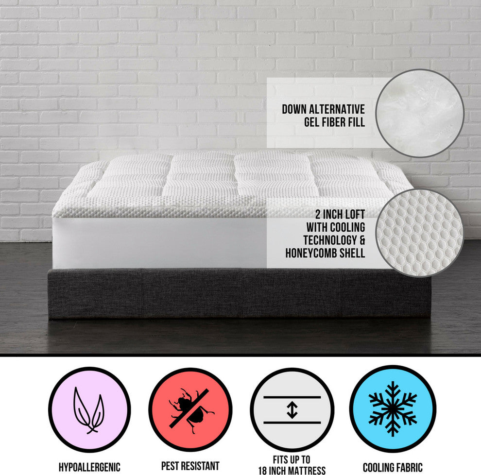 Cooling Mattress Topper, Twin