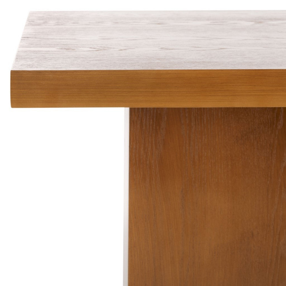 Safavieh Assana Dining Table, Natural Brown, Natural Brown