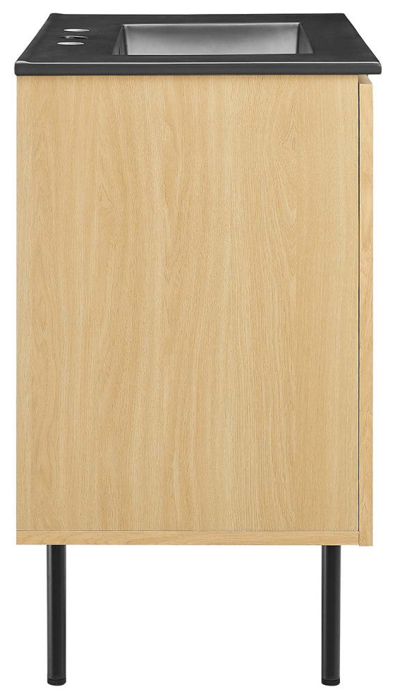 Chaucer 30" Bathroom Vanity - Oak Black