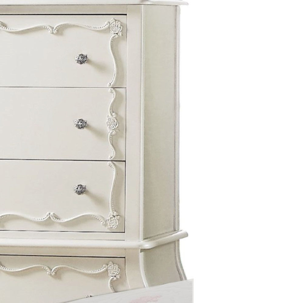 ACME Edalene Chest, Pearl White