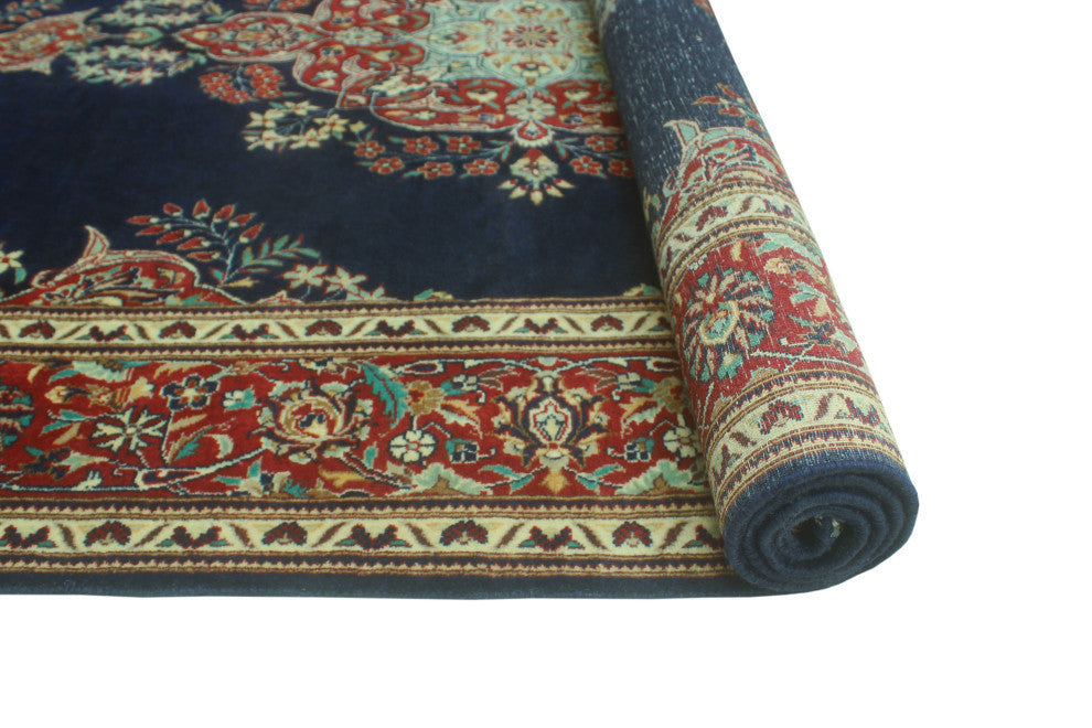 Heirloom Naseer Park Red/Light Green Rug, 4'3x6'9