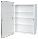 Round Corner Series Left Hinged Medicine Cabinet, 16"x22"