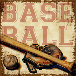 "Baseball" Painting Print on Canvas by Saturday Evening Post