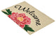 Peony Welcome 24x36 Coir Doormat by Kosas Home