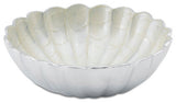 Peony 8.5" Round Deep Bowl, Snow