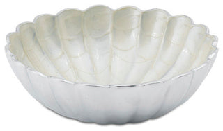 Peony 8.5" Round Deep Bowl, Snow