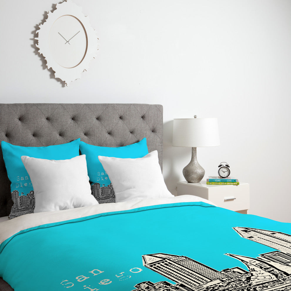 Deny Designs Bird Ave San Diego Sky Duvet Cover - Lightweight