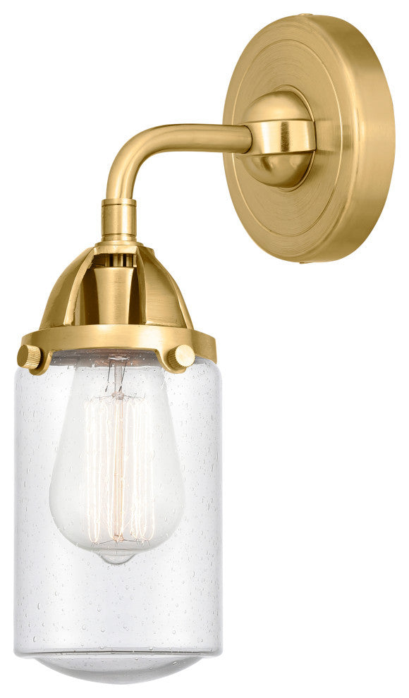 Innovations 288-1W-SG-G314 Dover 1 Light 4.5" Sconce, Satin Gold
