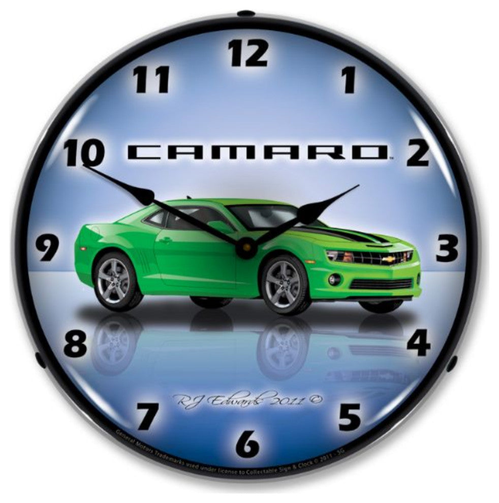 GMRE1108339 Camaro G5 Synergy Green Clock