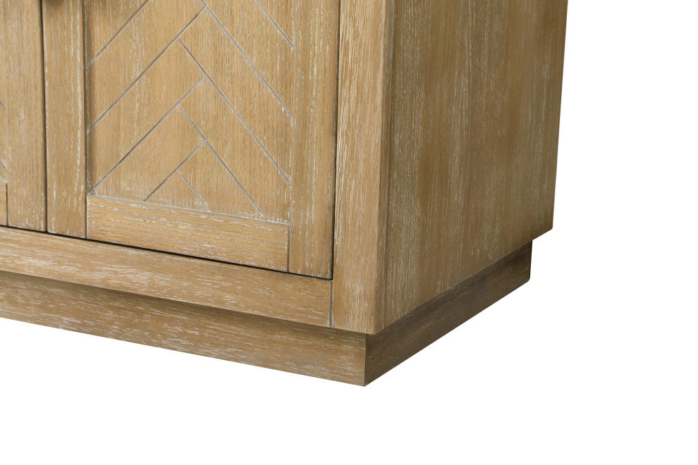 Home Living 30" Single Bathroom Vanity, Linen Oak