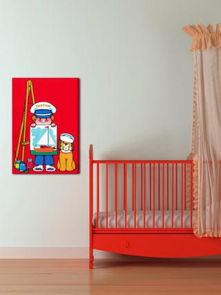 "Captain" Painting Print on Canvas by Curtis