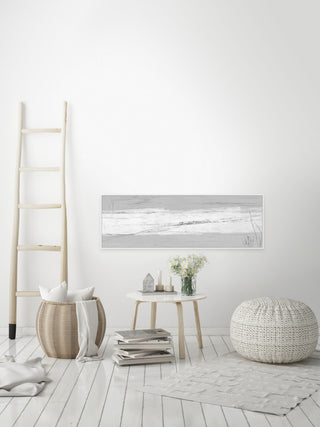 "Deep Thoughts" Floater Framed Painting Print on Canvas, 30x10