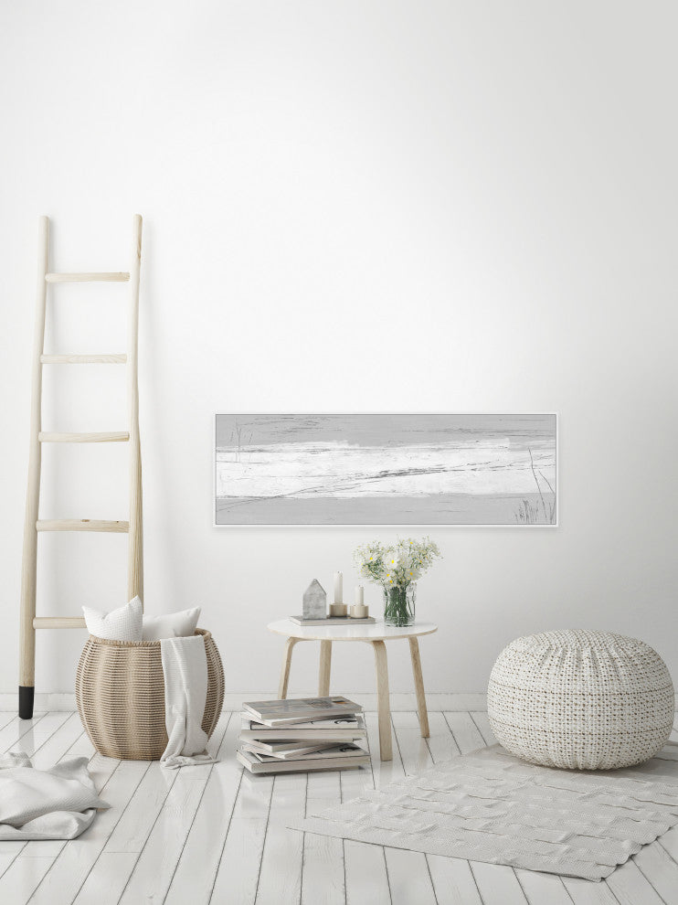 "Deep Thoughts" Floater Framed Painting Print on Canvas, 30x10