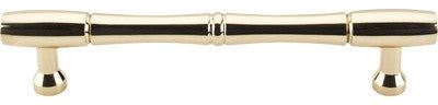 Nouveau Bamboo Appliance Pull 8" (c-c) - Polished Brass