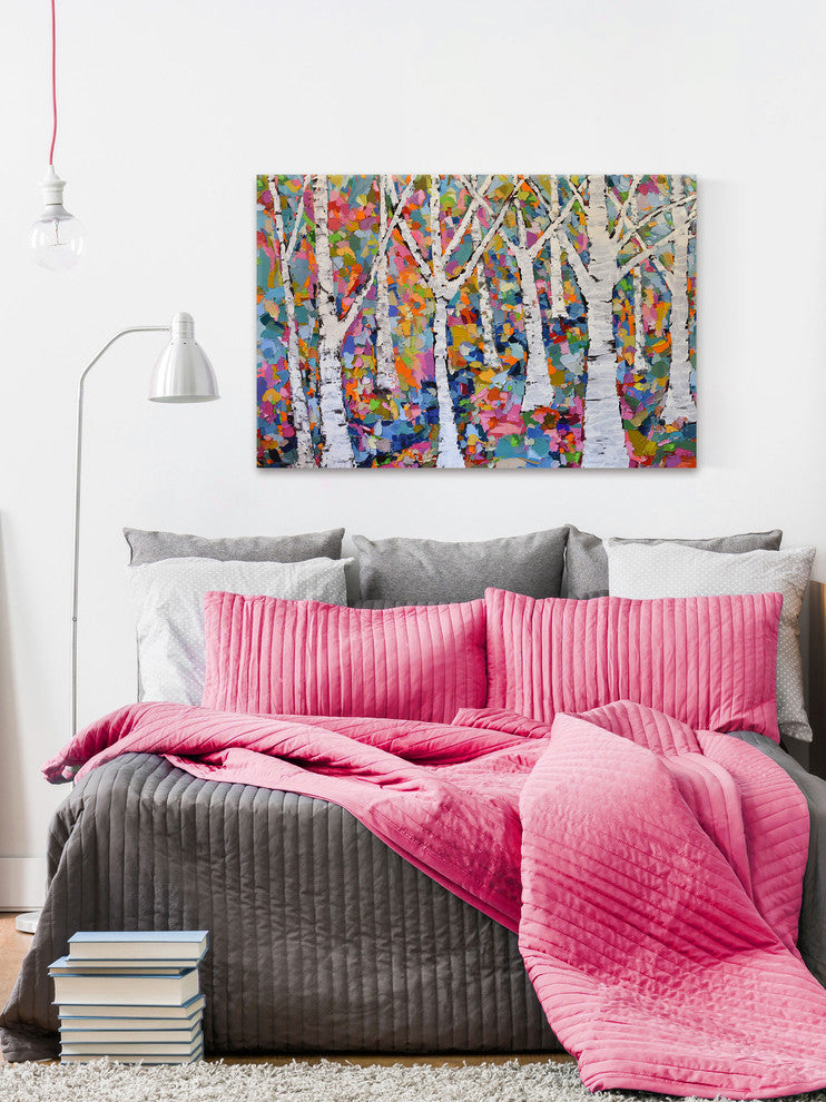 "Autumn Equinox" Painting Print on Wrapped Canvas, 24"x16"