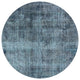 Ahgly Company Indoor Round Mid-Century Modern Area Rugs, 7' Round