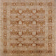 Ahgly Company Indoor Square Mid-Century Modern Area Rugs, 5' Square