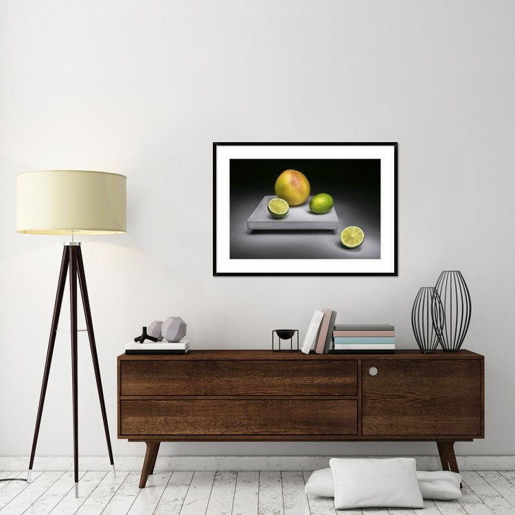 "Citrus Family" Framed Digital Print by Christophe Verot, 44x32"