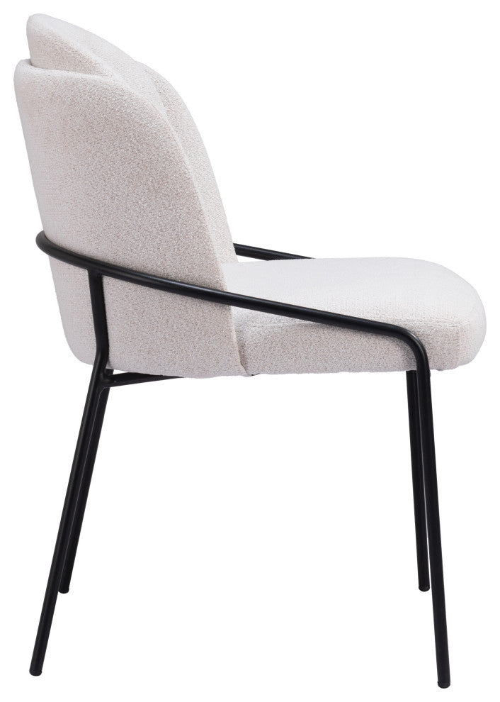 Jambi Dining Chair (Set of 2) Ivory