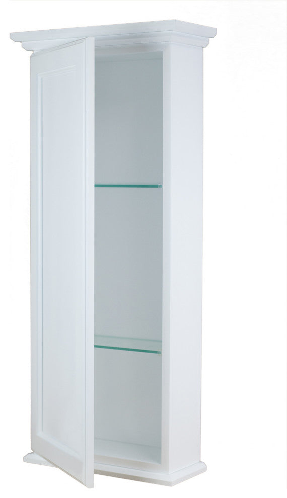 Lexington On the Wall White Cabinet 25.5h x 15.5w x 4.25d
