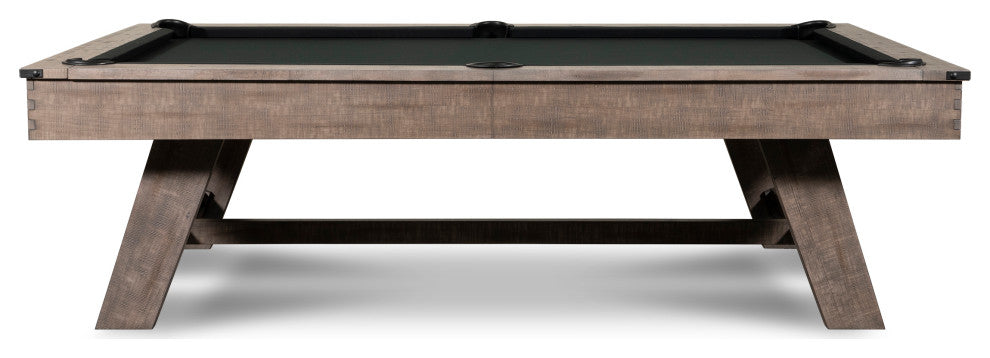 Hunter 8' Slate Pool Table Antique WithWood Legs
