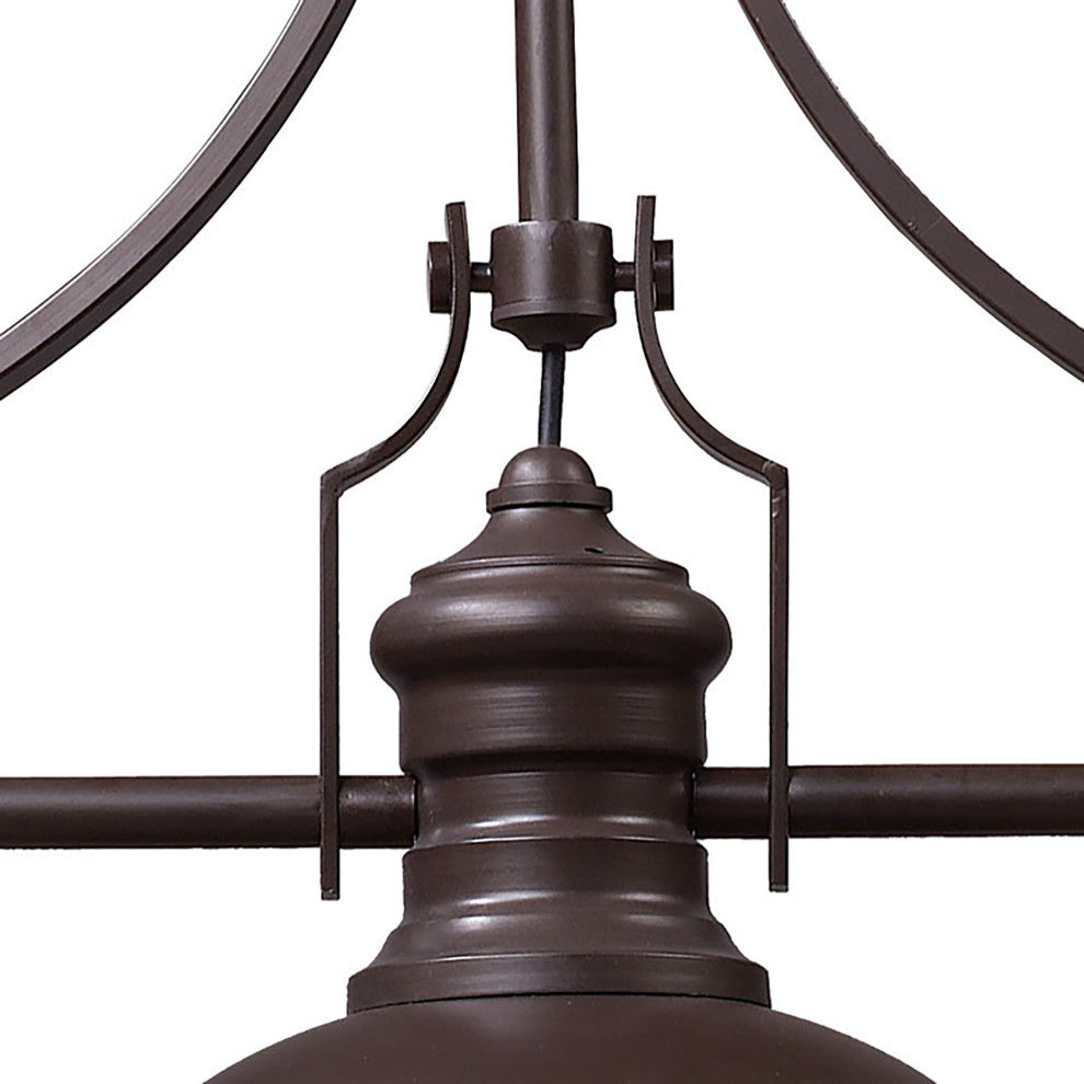 Chadwick 3-Light Billiard-Light, Oiled Bronze
